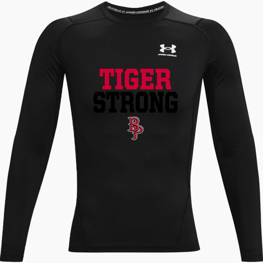 Belle Plaine Tigers UA Men's Heatgear Armour Long Sleeve Compression Top