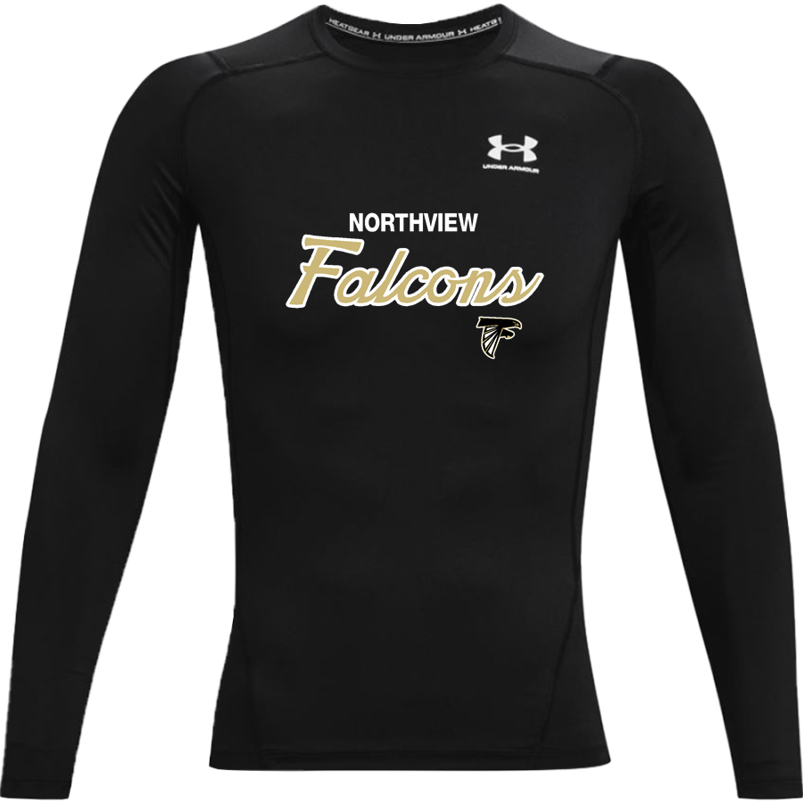 Northview Falcons <span class="pdp-name-mascot">Northview Middle School Falcons</span> UA Men's Heatgear Armour Compression Long Sleeve