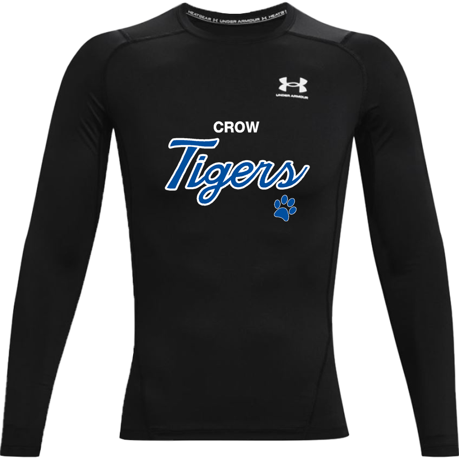 Crow Tigers <span class="pdp-name-mascot">Crow Middle School Tigers</span> UA Men's Heatgear Armour Compression Long Sleeve