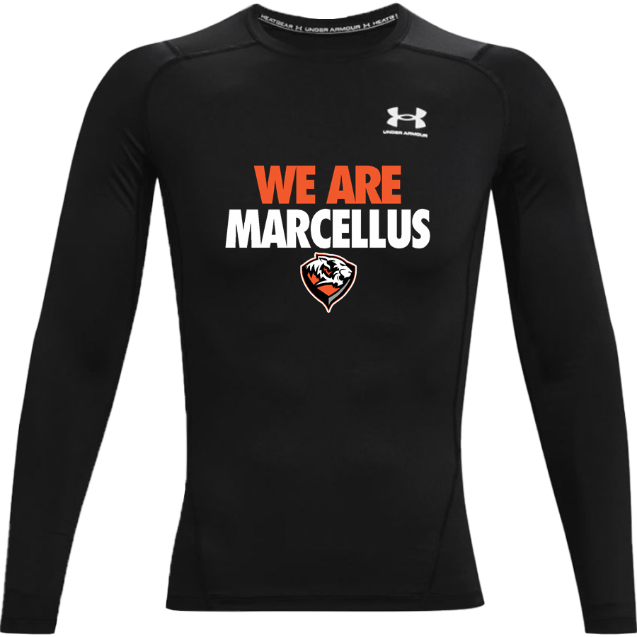 MARCELLUS HIGH SCHOOL WILDCATS <span class="pdp-name-mascot">MARCELLUS WILDCATS</span> UA Men's Heatgear Armour Compression Long Sleeve