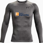 Baskin Engineering Sideline Store <span class="pdp-name-mascot">Baskin Engineering Banana Slugs</span> UA Men's Heatgear Armour Long Sleeve Compression Top Front Thumbnail