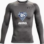 Akins Eagles <span class="pdp-name-mascot">Akins Eagles</span> UA Men's Heatgear Armour Long Sleeve Compression Top Front Thumbnail
