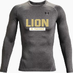 LEVERETTS CHAPEL HIGH SCHOOL LIONS <span class="pdp-name-mascot">LEVERETTS CHAPEL LIONS</span> UA Men's Heatgear Armour Long Sleeve Compression Top Front Thumbnail