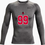 Chaffee Red Devils <span class="pdp-name-mascot">Chaffee Schools Red Devils</span> UA Men's Heatgear Armour Compression Long Sleeve Front Thumbnail