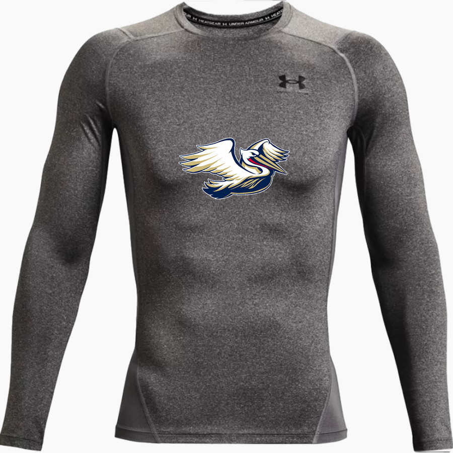 Morris Jeff Pelicans UA Men's Heatgear Armour Long Sleeve Compression Top