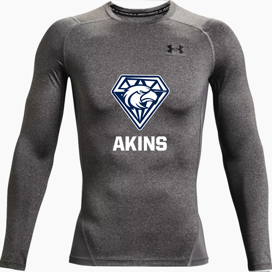 Akins Eagles <span class="pdp-name-mascot">Akins Eagles</span> UA Men's Heatgear Armour Long Sleeve Compression Top