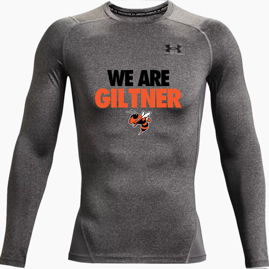 Giltner Hornets <span class="pdp-name-mascot">Giltner Hornets</span> UA Men's Heatgear Armour Long Sleeve Compression Top