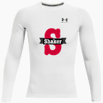 Shaker Heights Schools UA Men's Heatgear Armour Long Sleeve Compression Top Front Thumbnail