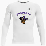 OZARK HIGH SCHOOL HILLBILLIES UA Men's Heatgear Armour Long Sleeve Compression Top Front Thumbnail