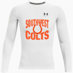 Southwest Colts <span class="pdp-name-mascot">Southwest Middle School Colts</span> UA Men's Heatgear Armour Compression Long Sleeve Front Thumbnail