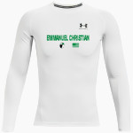 EMMANUEL CHRISTIAN SCHOOL WARRIORS <span class="pdp-name-mascot">EMMANUEL WARRIORS</span> UA Men's Heatgear Armour Compression Long Sleeve Front Thumbnail