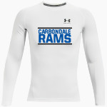 Carbondale Rams <span class="pdp-name-mascot">Carbondale Rams</span> UA Men's Heatgear Armour Long Sleeve Compression Top Front Thumbnail