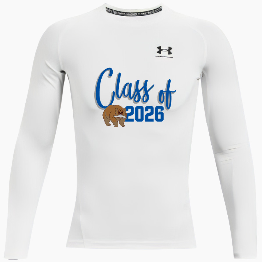 Teller Aklaqs <span class="pdp-name-mascot">TELLER SCHOOL Aklaqs</span> UA Men's Heatgear Armour Compression Long Sleeve