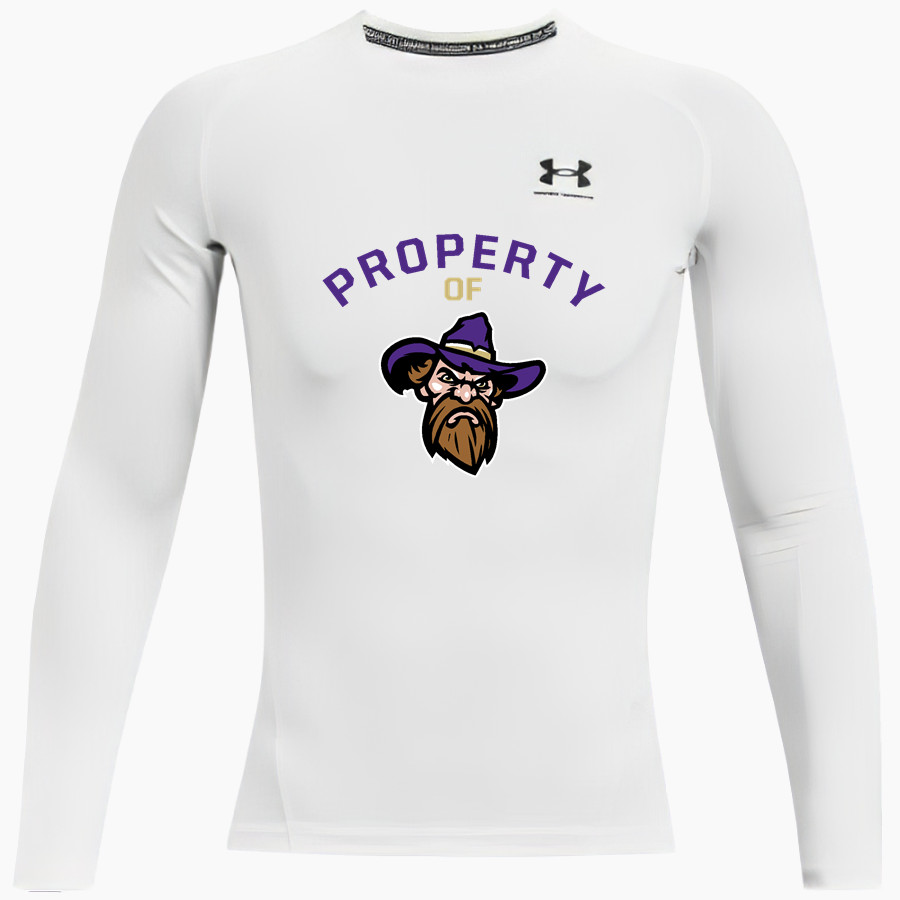 OZARK HIGH SCHOOL HILLBILLIES UA Men's Heatgear Armour Long Sleeve Compression Top