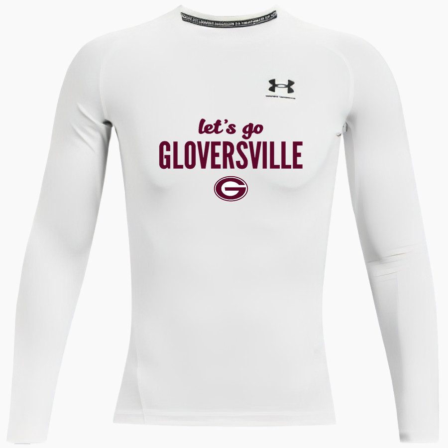 Gloversville High School UA Men's Heatgear Armour Long Sleeve Compression Top