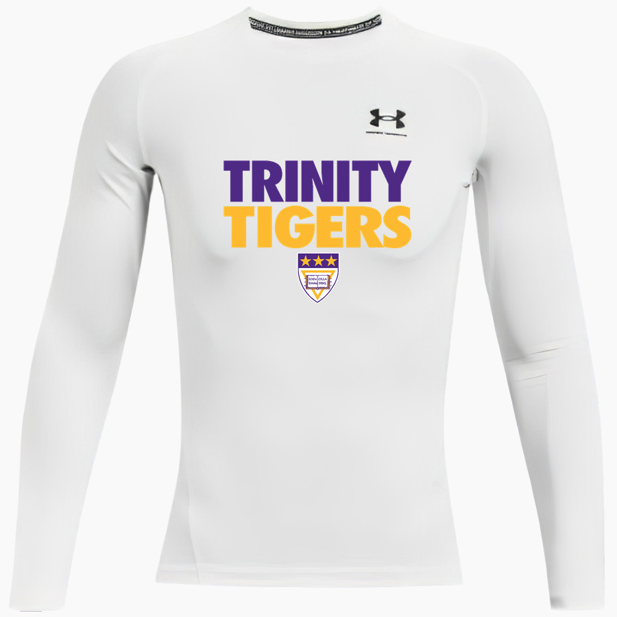 Trinity Washington University Sideline Store UA Men's Heatgear Armour Long Sleeve Compression Top