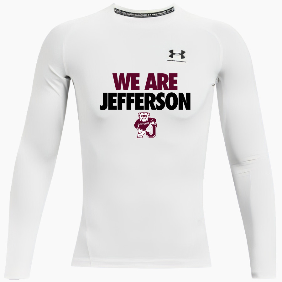 JEFFERSON HIGH SCHOOL BULLDOGS <span class="pdp-name-mascot">JEFFERSON BULLDOGS</span> UA Men's Heatgear Armour Long Sleeve Compression Top