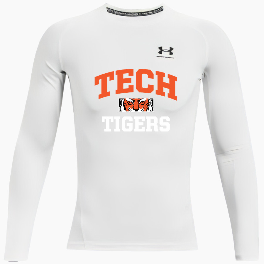 Tech High School Tigers <span class="pdp-name-mascot">Tech High School</span> UA Men's Heatgear Armour Compression Long Sleeve