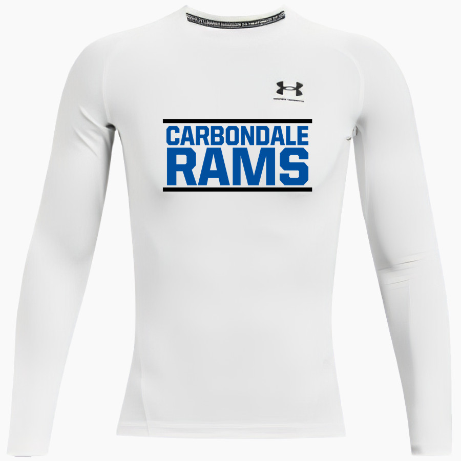 Carbondale Rams <span class="pdp-name-mascot">Carbondale Rams</span> UA Men's Heatgear Armour Long Sleeve Compression Top