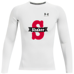 Shaker Heights Schools <span class="pdp-name-mascot">Shaker Heights</span> UA Men's Heatgear Armour Compression Long Sleeve Front Thumbnail