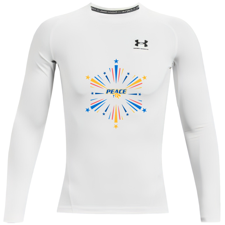Peace Panthers <span class="pdp-name-mascot">Peace Lutheran School Panthers</span> UA Men's Heatgear Armour Compression Long Sleeve