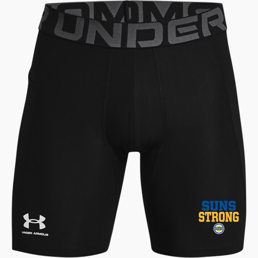 SOUTHEASTERN HIGH SCHOOL SUNS <span class="pdp-name-mascot">SOUTHEASTERN SUNS /LADY</span> UA Men's Heatgear Armour Shorts