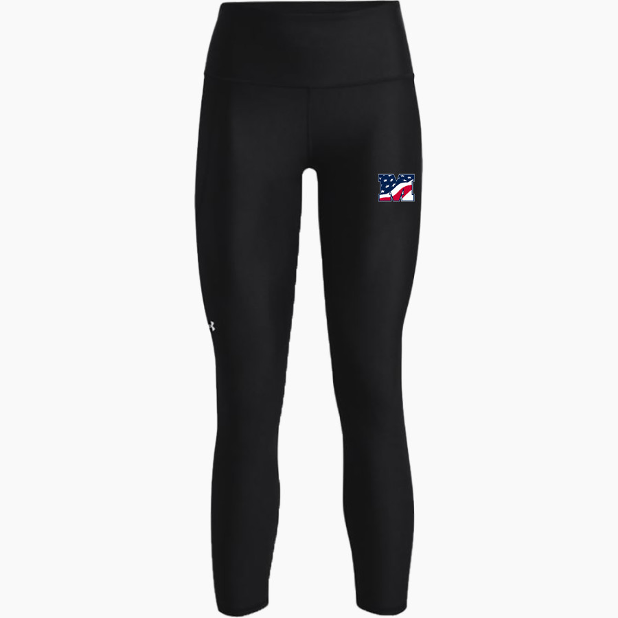 MacArthur Generals <span class="pdp-name-mascot">MACARTHUR HIGH SCHOOL Generals</span> UA Women's HeatGear Hi-Rise Ankle Leggings