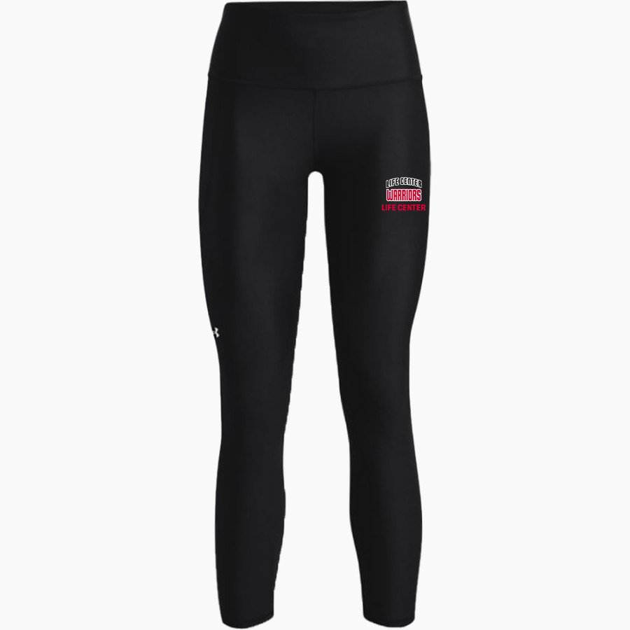 Life Center Warriors <span class="pdp-name-mascot">Life Center Academy Warriors</span> UA Women's HeatGear Hi-Rise Ankle Leggings