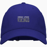 Winnebago Lutheran Vikings Online Store UA Team Chino Adjustable Cap Front Thumbnail
