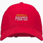 COFFEEVILLE HIGH SCHOOL PIRATES UA Team Chino Adjustable Cap Front Thumbnail