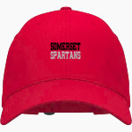 SOMERSET HIGH SCHOOL SPARTANS <span class="pdp-name-mascot">SOMERSET SPARTANS</span> UA Team Chino Adjustable Cap Front Thumbnail