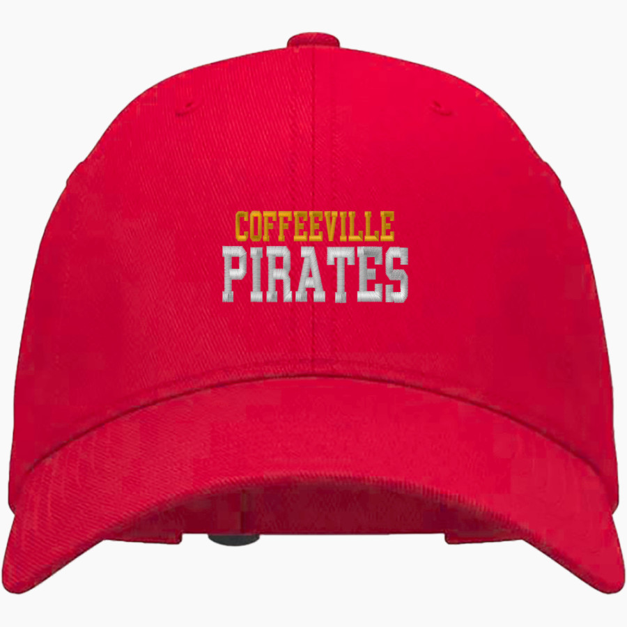 COFFEEVILLE HIGH SCHOOL PIRATES UA Team Chino Adjustable Cap