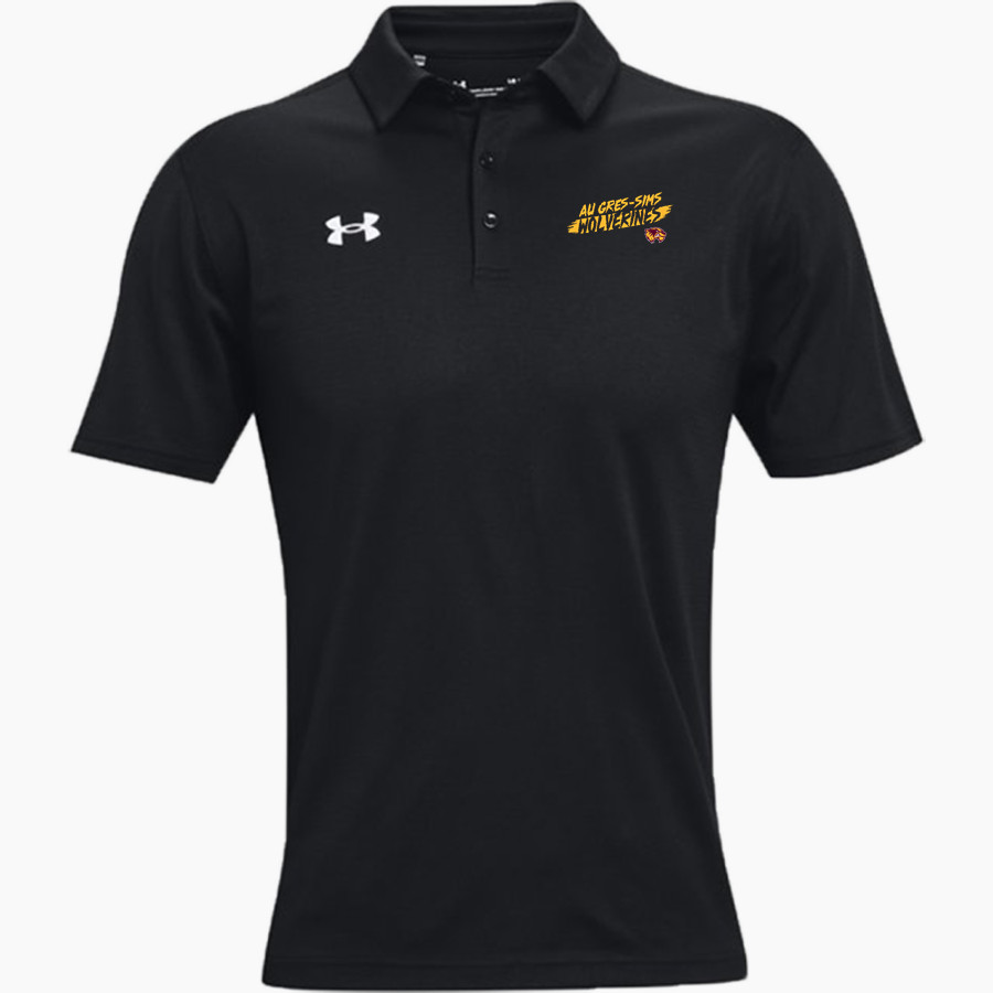 Au Gres-Sims HIGH SCHOOL WOLVERINES <span class="pdp-name-mascot">AU GRES - SIMS WOLVERINES</span> UA Men's Team Tech Polo