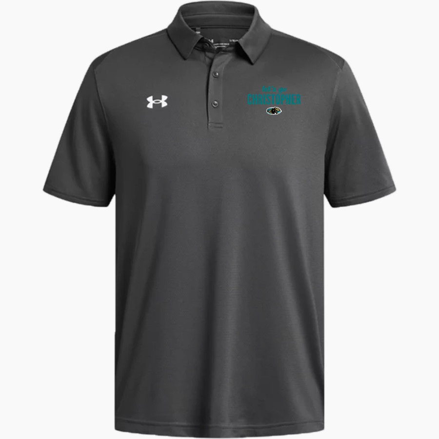 Christopher Cougars <span class="pdp-name-mascot">Christopher Cougars</span> UA Men's Team Tech Polo
