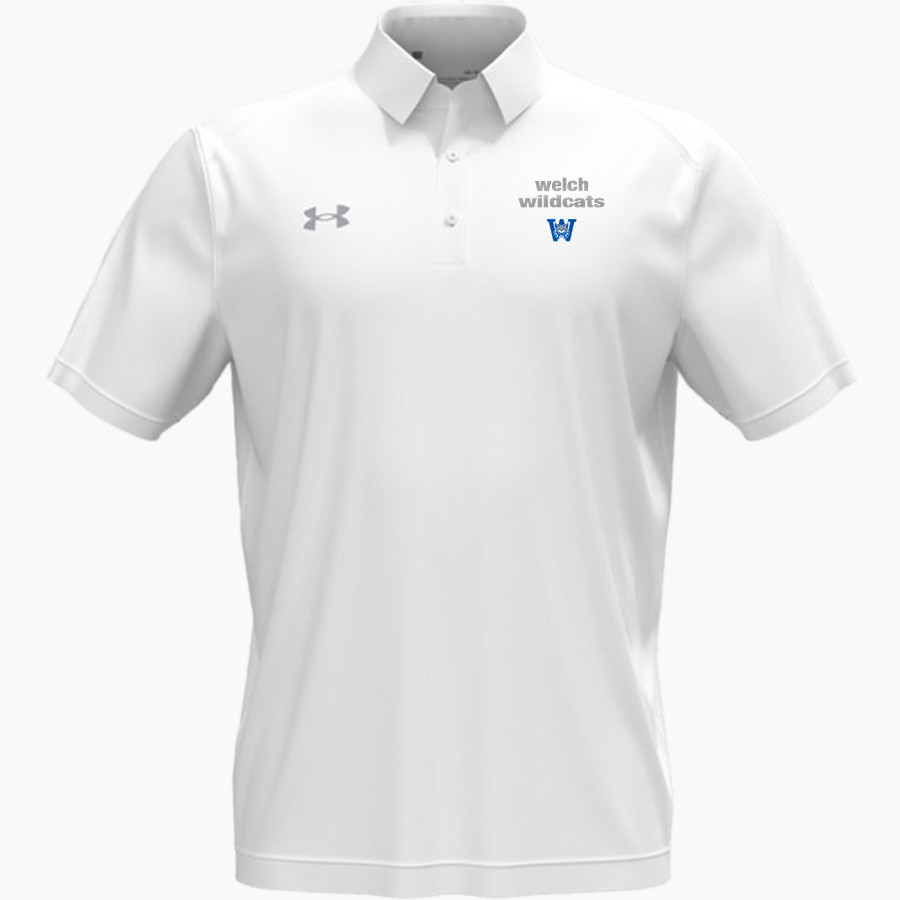 WELCH HIGH SCHOOL WILDCATS <span class="pdp-name-mascot">WELCH WILDCATS</span> UA Men's Team Tech Polo