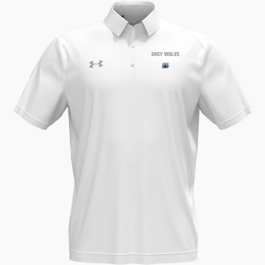 SHOEMAKER HIGH SCHOOL GREY WOLVES <span class="pdp-name-mascot">SHOEMAKER GREY WOLVES</span> UA Men's Team Tech Polo