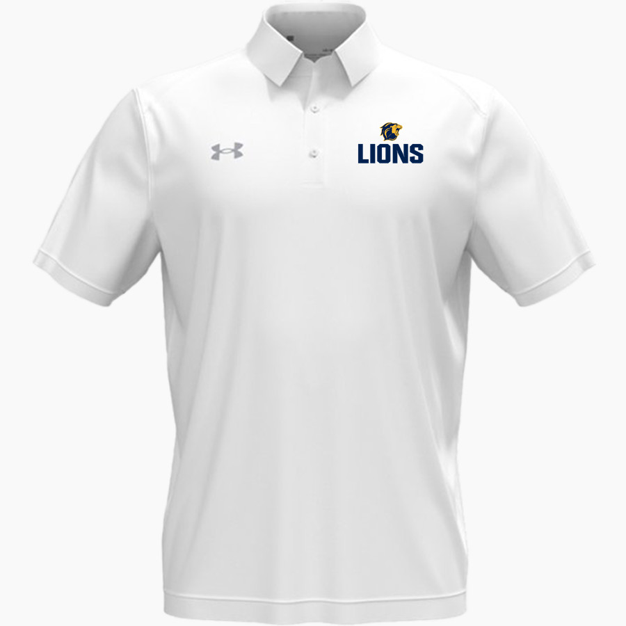 THE COLLEGE OF NEW JERSEY LIONS <span class="pdp-name-mascot">THE COLLEGE OF NEW JERSEY LIONS</span> UA Men's Team Tech Polo
