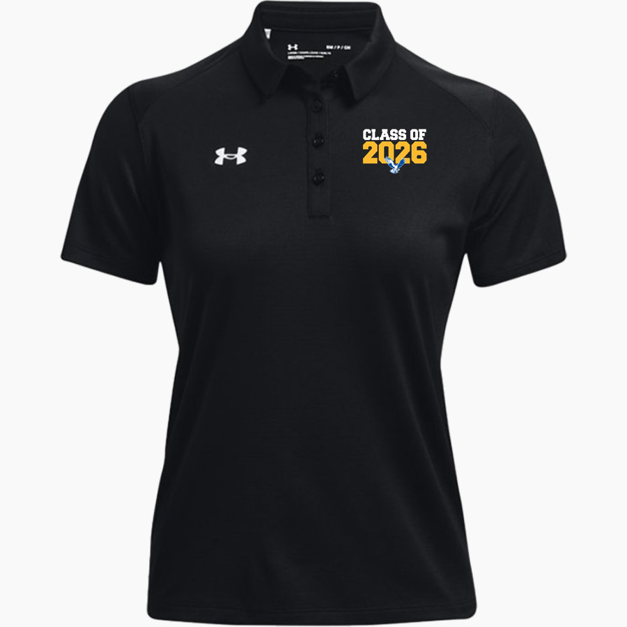 Hermon Hawks <span class="pdp-name-mascot">Hermon Hawks</span> UA Women's Team Tech Polo