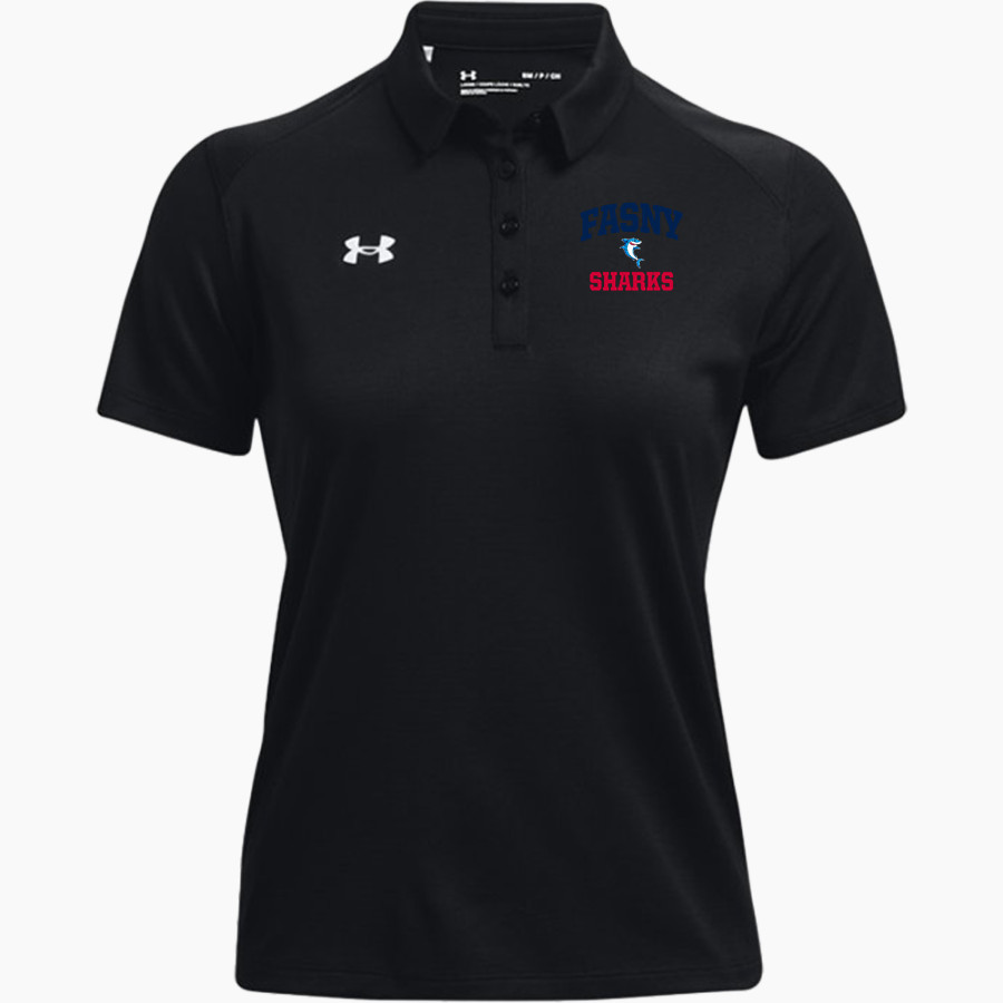 French-American School of New York - Online Store <span class="pdp-name-mascot">French-American School Sharks</span> UA Women's Team Tech Polo