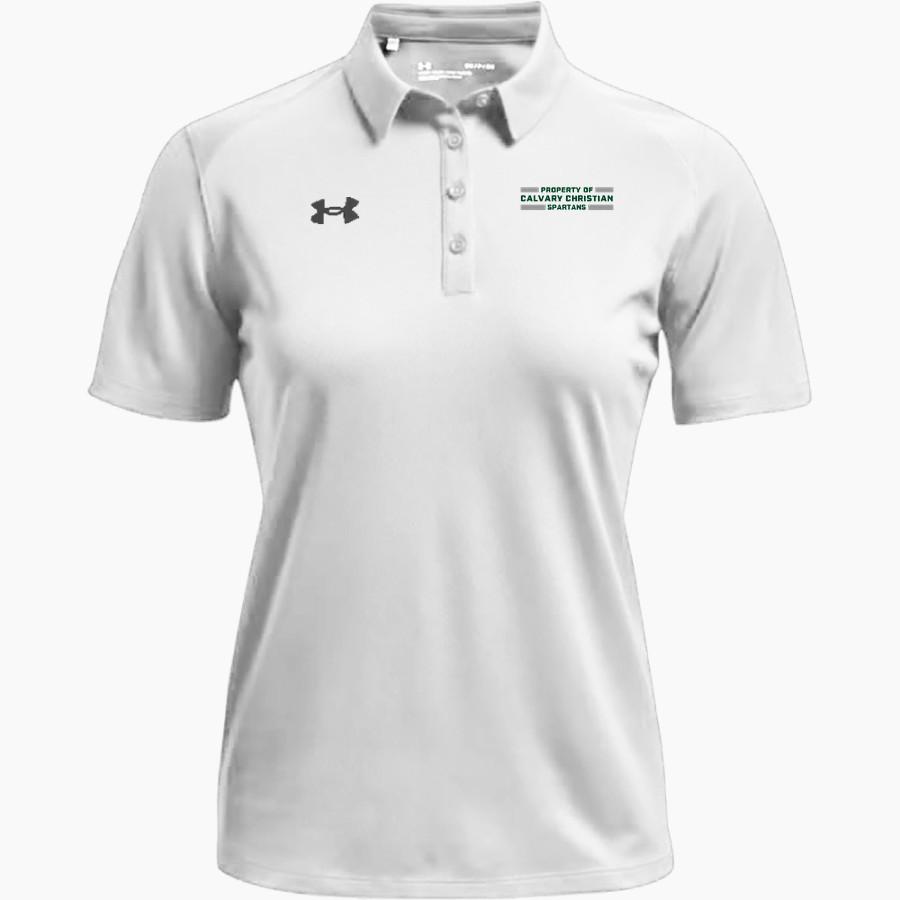 Calvary Christian Spartans <span class="pdp-name-mascot">Calvary Christian Spartans</span> UA Women's Team Tech Polo