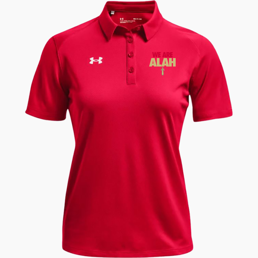 ALAH HIGH SCHOOL KNIGHTS <span class="pdp-name-mascot">ARTHUR KNIGHTS</span> UA Women's Team Tech Polo