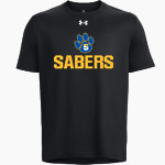 The Spence School Sabers UA Men's Team Tech Short Sleeve T-Shirt Front Thumbnail