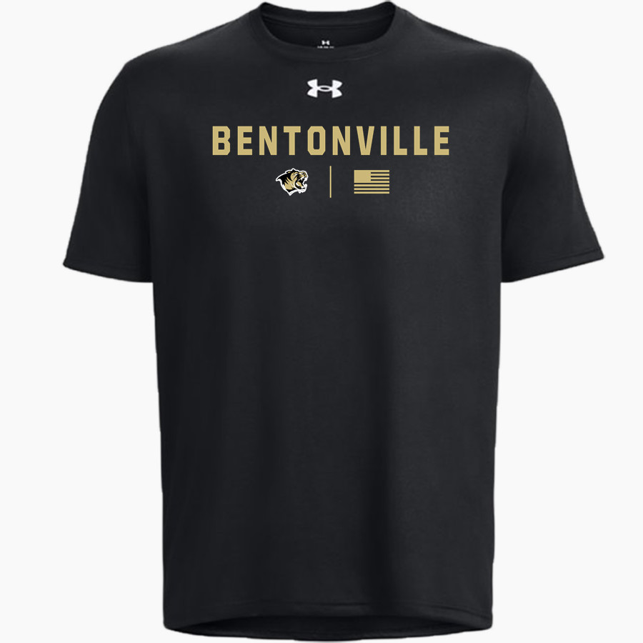 BENTONVILLE HIGH SCHOOL TIGERS <span class="pdp-name-mascot">BENTONVILLE TIGERS</span> UA Men's Team Tech Short Sleeve T-Shirt