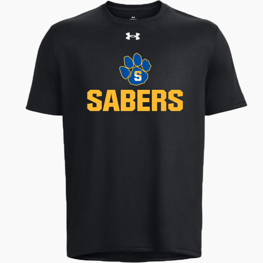 The Spence School Sabers UA Men's Team Tech Short Sleeve T-Shirt
