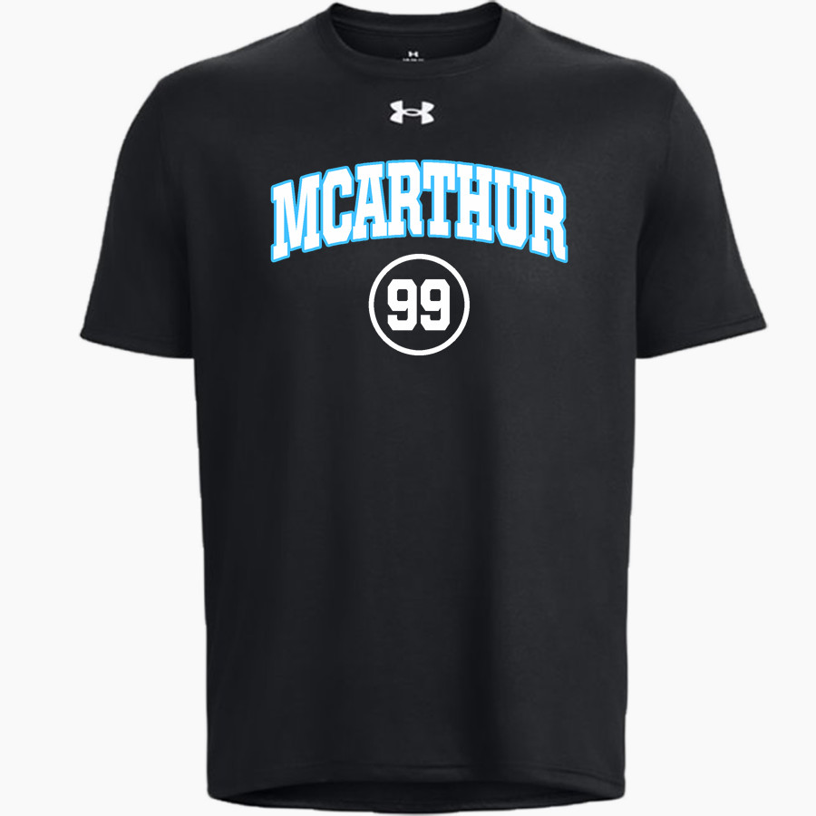 McArthur High School MUSTANGS <span class="pdp-name-mascot">MC ARTHUR MUSTANGS</span> UA Men's Team Tech Short Sleeve T-Shirt