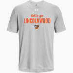 LINCOLNWOOD HIGH SCHOOL LANCERS UA Men's Team Tech Short Sleeve T-Shirt Front Thumbnail