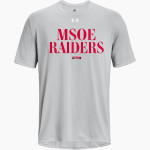 Milwaukee School of Engineering UA Men's Team Tech Short Sleeve T-Shirt Front Thumbnail