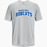 Blue Hill Bobcats <span class="pdp-name-mascot">Blue Hill Community School District Bobcats</span> UA Men's Team Tech Short Sleeve T-Shirt Front Thumbnail