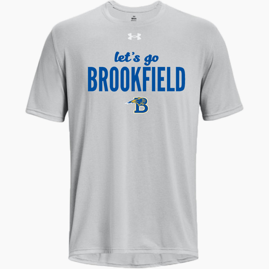 BROOKFIELD HIGH SCHOOL BOBCATS <span class="pdp-name-mascot">BROOKFIELD BOBCATS</span> UA Men's Team Tech Short Sleeve T-Shirt