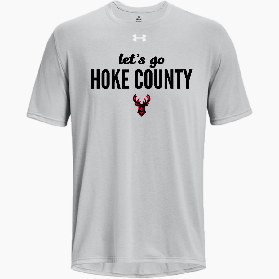 HOKE COUNTY HIGH SCHOOL BUCKS <span class="pdp-name-mascot">HOKE COUNTY BUCKS</span> UA Men's Team Tech Short Sleeve T-Shirt
